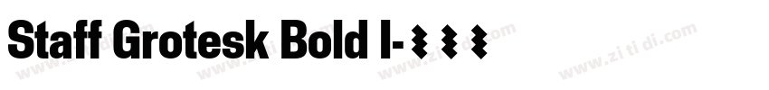 Staff Grotesk Bold I字体转换 Staff Grotesk Bold I字体转换